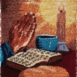 Rug Making Latch Hooking Kit | Praying (52x38cm)